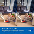 Tapo C200P2 2-Pack Full HD Indoor Security Camera Pet Camera House Security