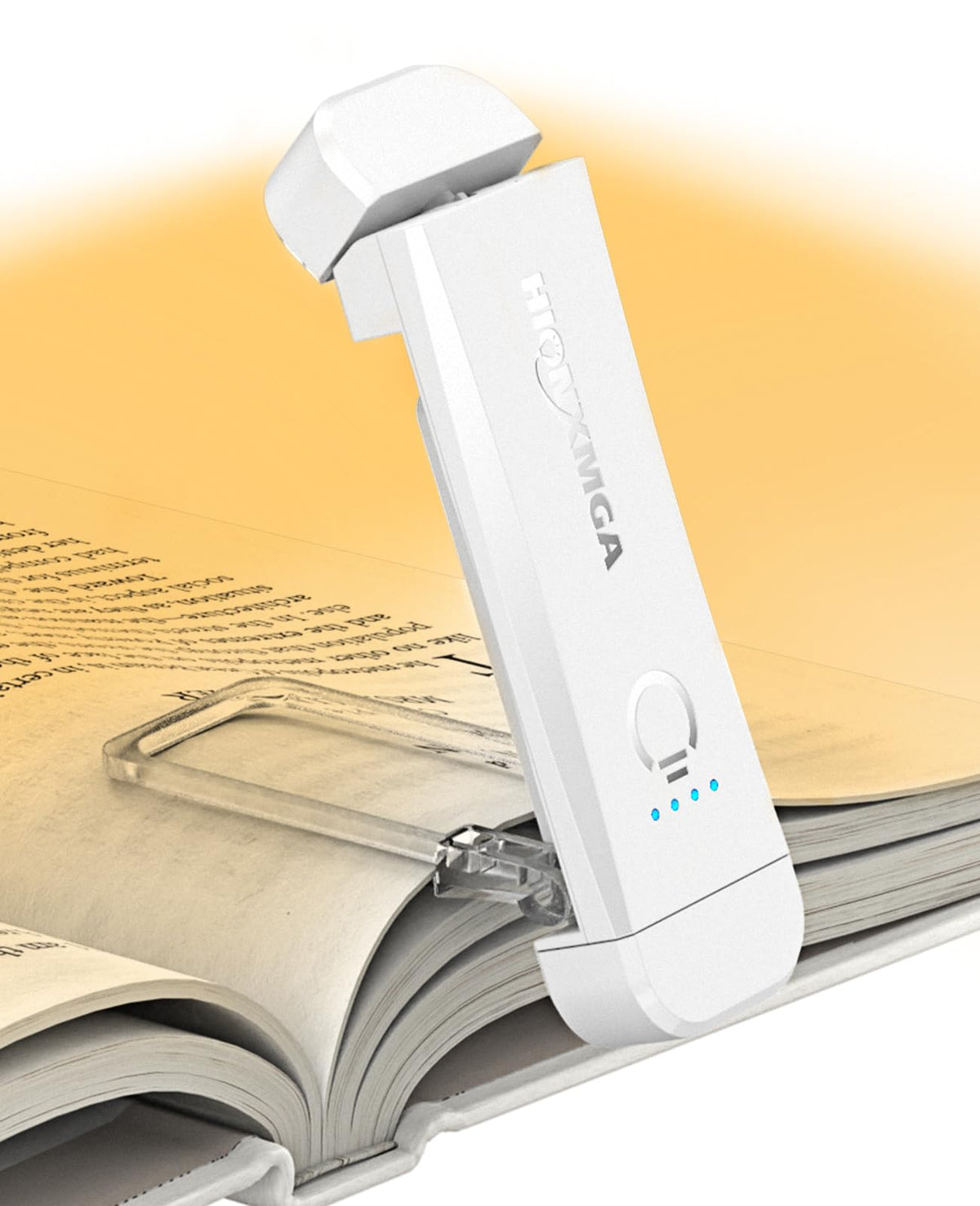 HIONXMGA Book Light,Rechargeable Reading Light for Books in Bed at Night