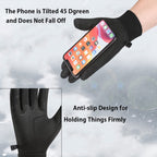 CRAZY SHARK Winter Warm Gloves, Windproof Water-Resistant Thermal Gloves