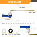 Hibbent Universal Metal Front Mount Toilet Handle Replacement Kit