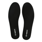 riemot Memory Foam Insoles for Men and Women - Replacement Shoe Inserts Comfort Cushioning for Sports Shoes, Trainers, Sneakers, Work Boots and Walking Shoes, Black with Yellow Base, UK8 / EU42