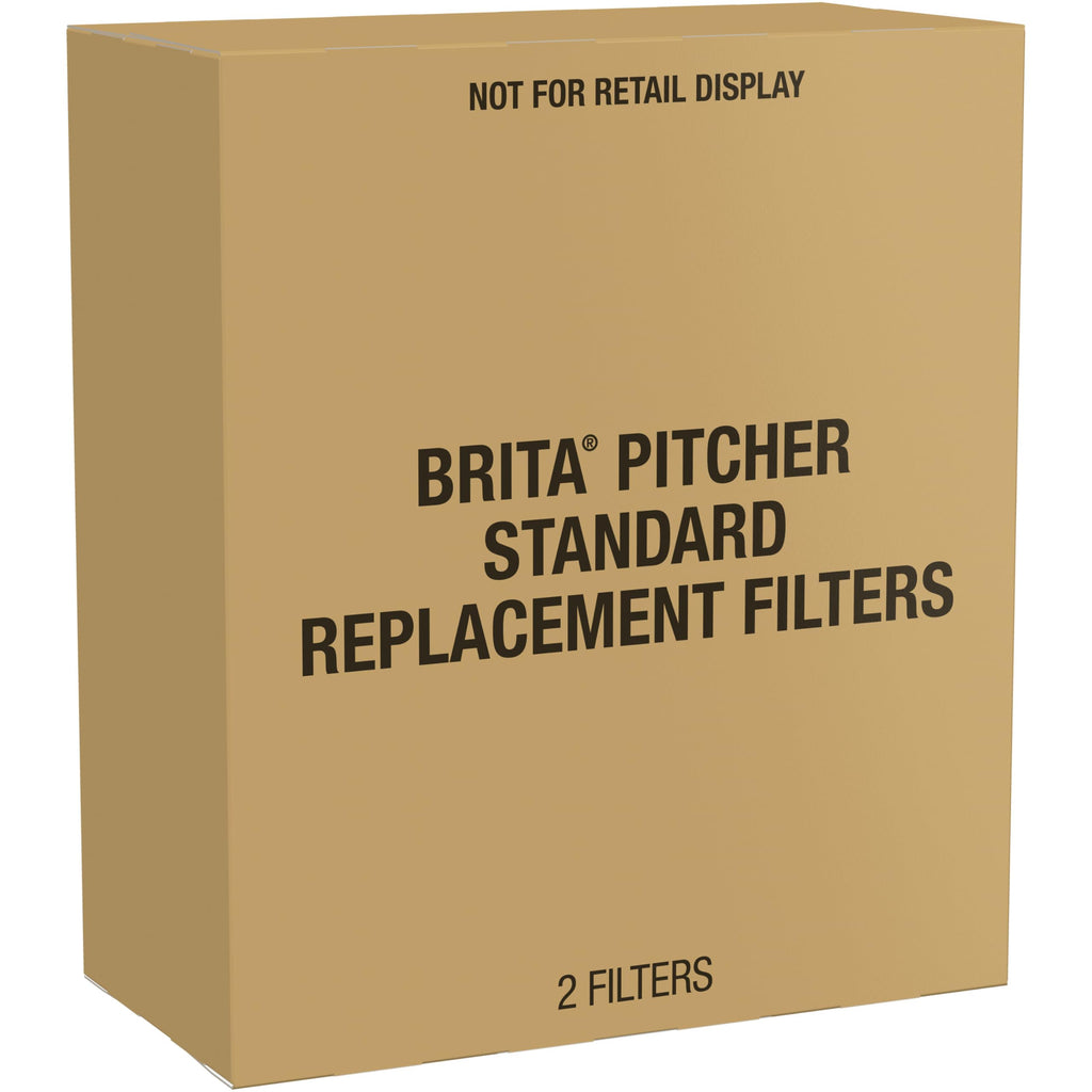 Brita Standard Pitcher and Dispenser Replacement Water Filters, White, 4