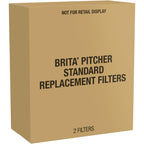 Brita Standard Pitcher and Dispenser Replacement Water Filters, White, 4