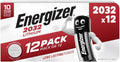 Energizer 12 x CR2032 Lithium Coin Batteries 3V for Watches, Torches and Keys