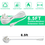TV power cable 3M, 2 Pin Mains Power Lead Fig Figure 8 UK Power Cable, IEC320C7 to BS 1363 C7 Figure 8 Power Lead compatible with Samsung LG Philips Toshiba TV/Printer/PS4/PS3/PS5…