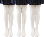 EVERSWE 3-Pack Girls Microfiber Tights Multiple Colors