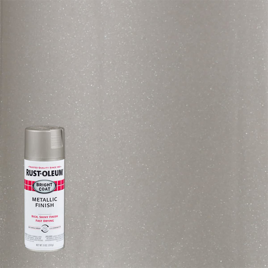 Rust-Oleum Stops Rust Bright Coat Metallic Spray Paint, Aluminum