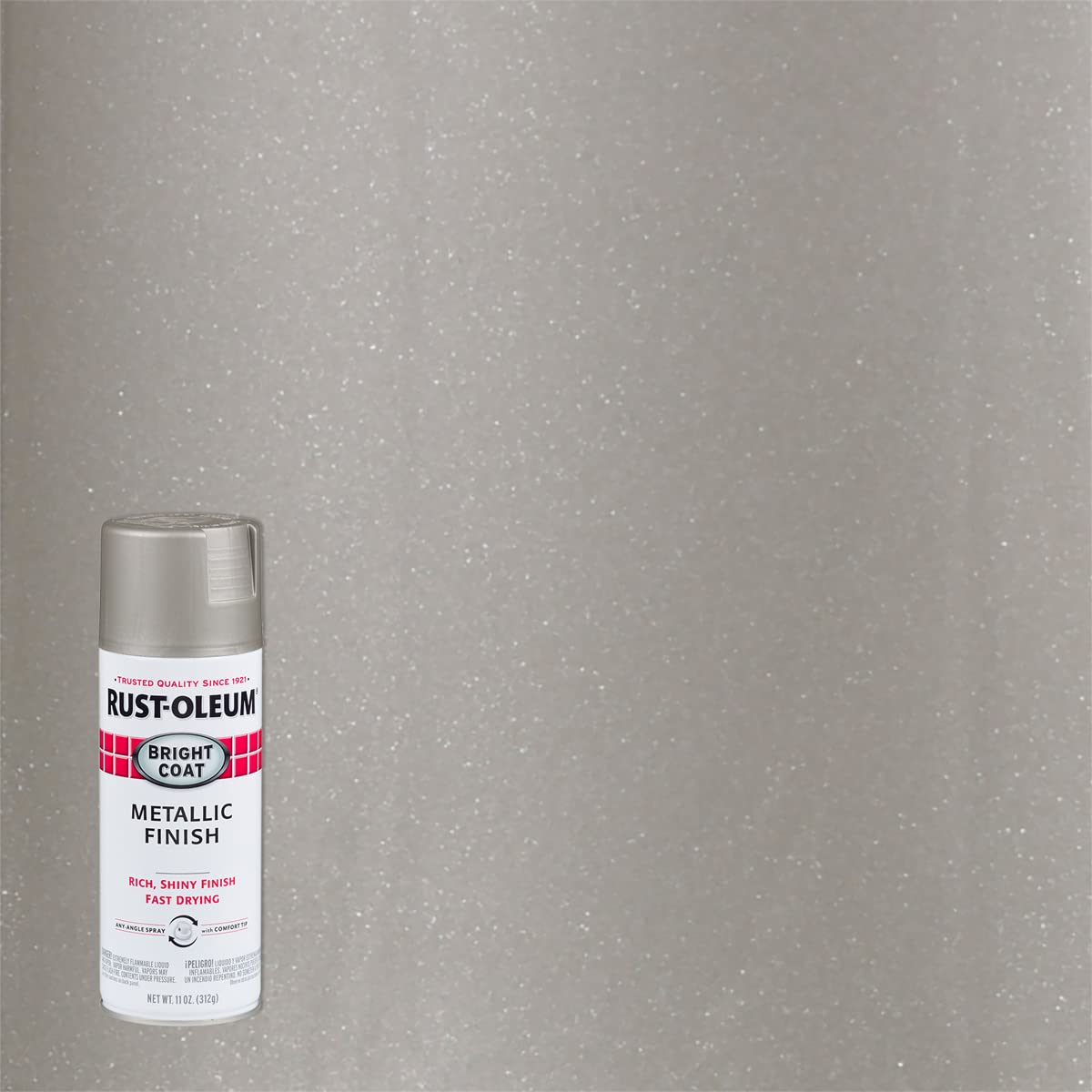 Rust-Oleum Stops Rust Bright Coat Metallic Spray Paint, Aluminum