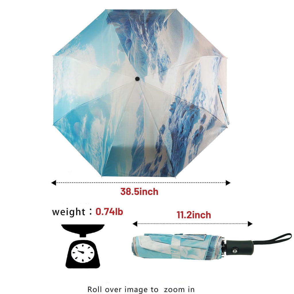 SY COMPACT Travel Umbrella Windproof Automatic Unbreakable UV Protection