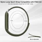Compatible with Google Fitbit Air Strap Nylon Loop Sport Replacement Band