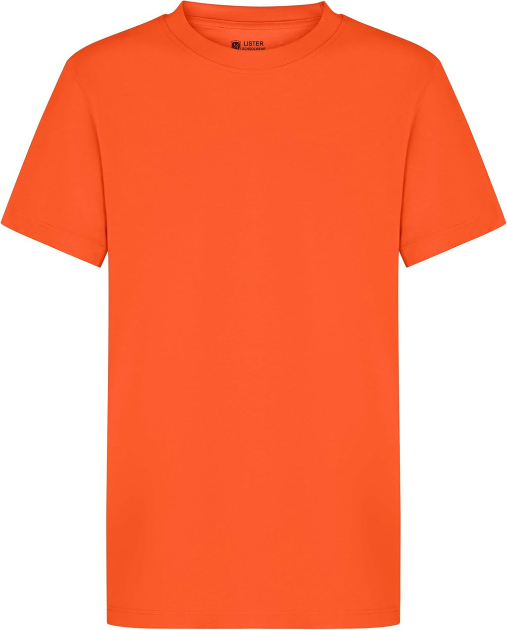 Plain Virgin T-Shirt for Children from 1 to 15 Years, 100% Cotton, Spun, Soft, Unisex, School Uniform P.E. Gym