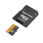Amazon Basics microSDXC Memory Card, 64GB, A2, U3, 100MB/s Read Speed, Black, 2-Pack