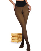 HOWIN Fleece Lined Tights Winter Thermal Tights for Women Fake Translucent
