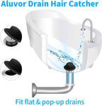 Aluvor Shower Drain Hair Catcher Bathtub Drain Cover Sink Drain Protector