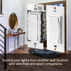 Leviton Decora Smart Switch, Wi-Fi, D315S-1RW, White