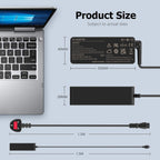 90W Laptop Charger Compatible with HP EliteBook Probook Pavilion Compaq