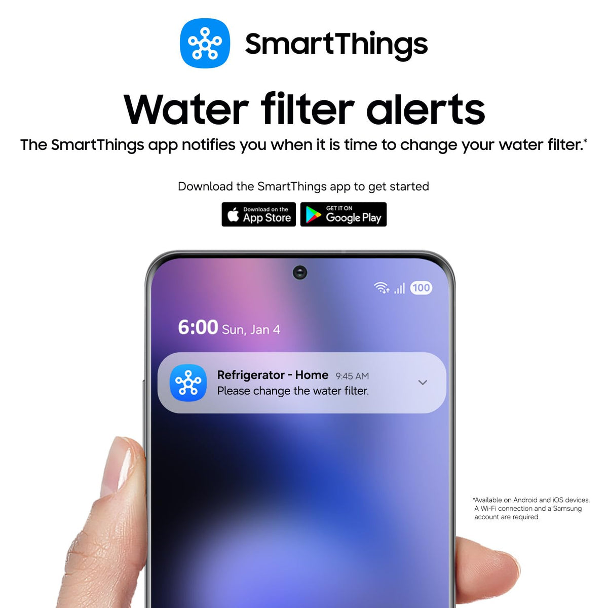 SAMSUNG Genuine Filter for Refrigerator Water and Ice, Carbon Block Filtration for Clean, Clear Drinking Water, 6-Month Life, HAF-CIN/EXP, 1 Pack