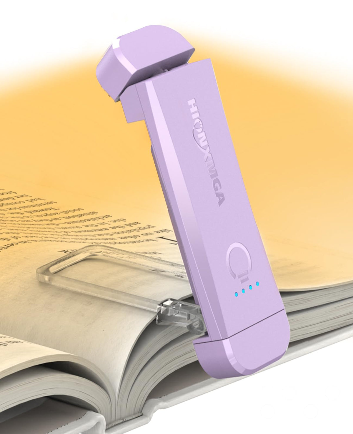 HIONXMGA Book Light,Rechargeable Reading Light for Books in Bed at Night