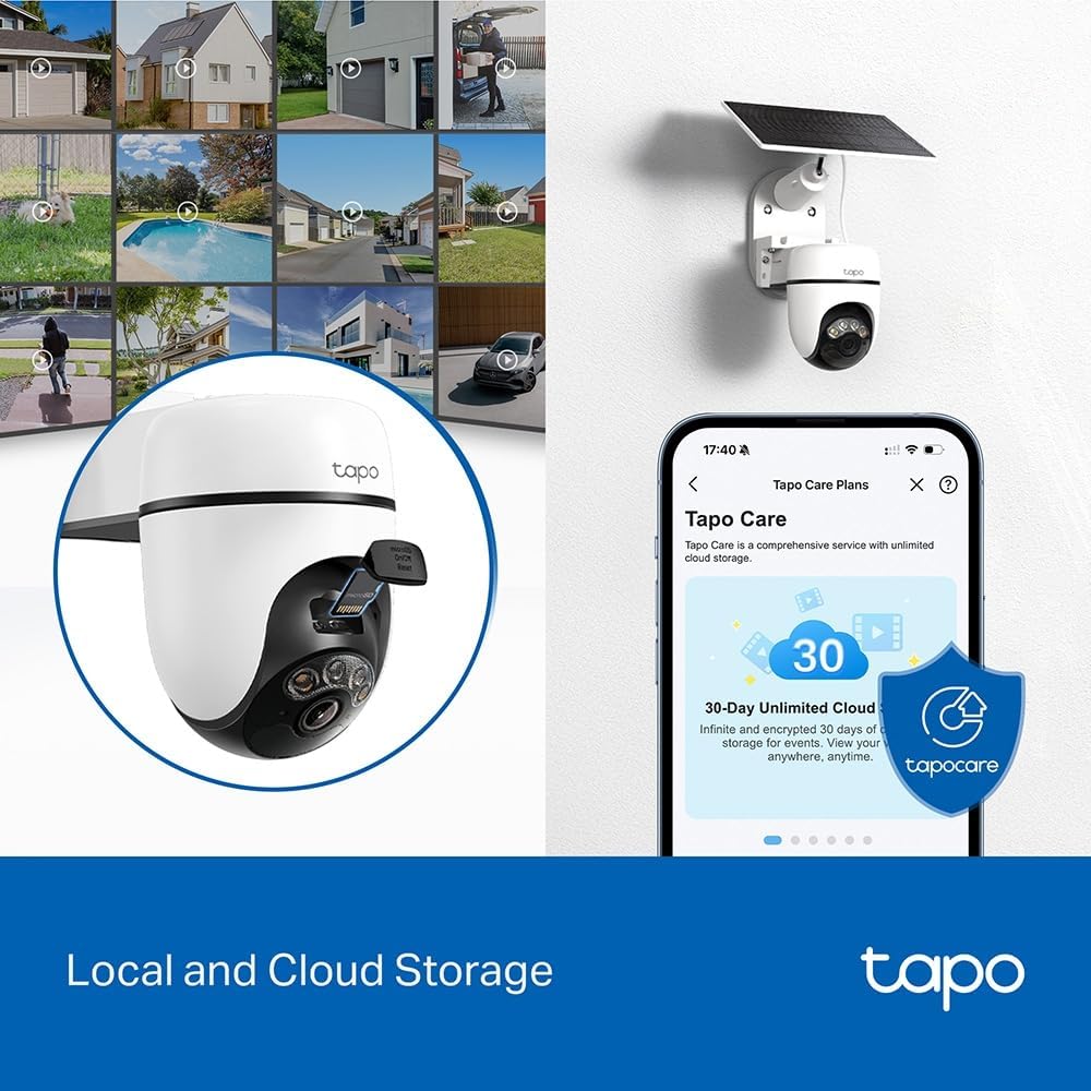Tapo C615F KIT 2K 3MP Solar Floodlight Outdoor Security Camera Wireless