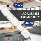 Adjustable Child Locks for Kitchen Cupboards 10 Pack - White