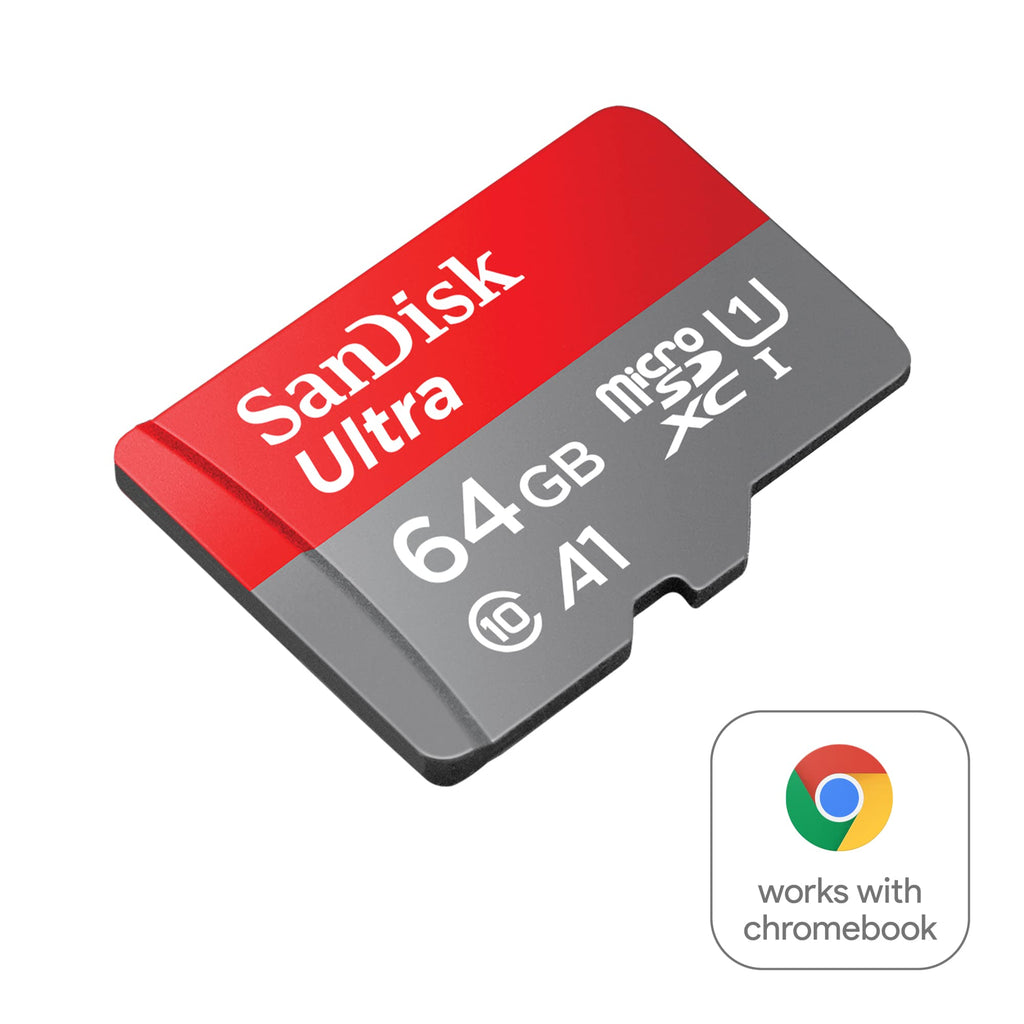 SANDISK Ultra micro SD for Chromebooks 128GB, Up to 140MB/s Read Speeds