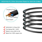 TV power cable 3M, 2 Pin Mains Power Lead Fig Figure 8 UK Power Cable, IEC320C7 to BS 1363 C7 Figure 8 Power Lead compatible with Samsung LG Philips Toshiba TV/Printer/PS4/PS3/PS5…