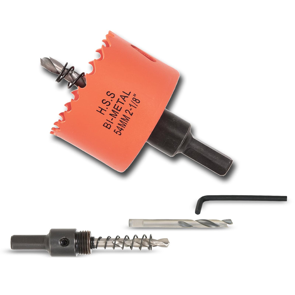 7-1/8 inch Hole Saw for Wood, Metal, Plastic & Drywall, with Arbor