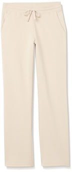 Amazon Essentials Women's Straight Leg Sweatpants with Drawstring for Women, Fleece