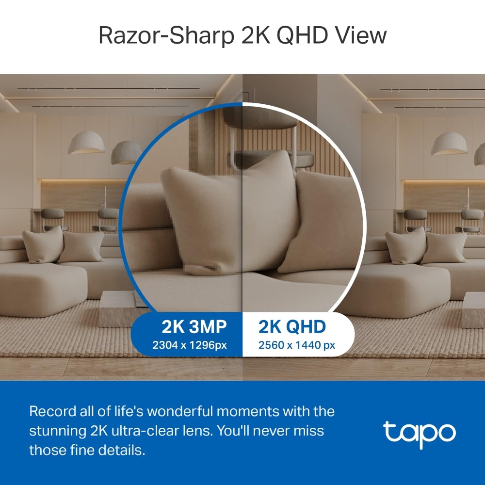 Tapo C201 Full HD Pan/Tilt Indoor Security Camera Pet Camera House Security
