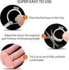 Eiito Ring Sizers for Loose Rings, 6 Sizes Fitter, Reduces Size by 0.5-1.5