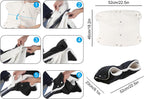 Stroller Fleece Hand Muff,DIAOPROTECT Pram Pushchair Gloves Hand Gloves Waterproof Windproof Breathable Anti-Freeze Extra Thick Warm Winter Baby Stroller Gloves(Black)
