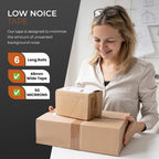 Packaging Tape, Industrial Brown Parcel Tape 3 Rolls With Low Noise - 48mm X 66m, Secure Sticky Brown Tape For Box Packaging, Moving Boxes, Packing Tape Strong For Moving House (3 rolls)