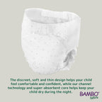 Bambo Nature Dreamy Night Pants Nappies, (Children Aged 8-15, 35-50kg), 10PK Pull Up Pants, Eco Nappies Keep Beds Dry All Night, Pull Ups Training Nappy, Secure, Comfortable, Potty Training