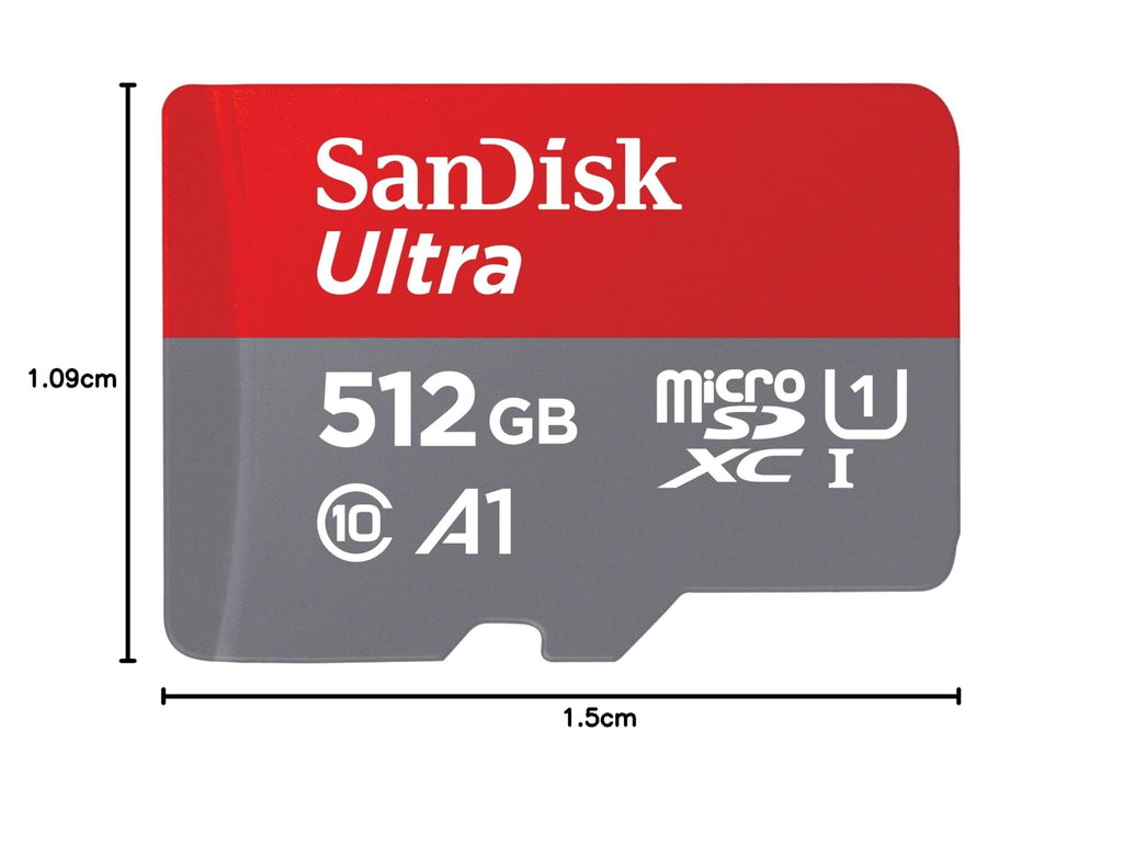 SanDisk 128GB Ultra microSDXC card + SD adapter, Memory card Full HD, up to 140 MB/s, For smartphones and Tablets, with A1 App Performance, UHS-I, Class 10, U1