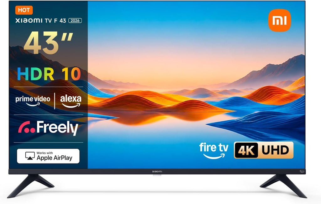 XIAOMI TV F 43 2026, 43 Inch (109 cm), 4K UHD, Smart TV, Fire TV, HDR10