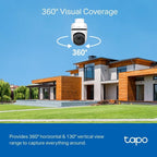 Tapo TP-Link C310 – Indoor Outdoor WiFi Surveillance Camera, 3MP Resolution, IP66 with Night Vision, Motion Detection and Instant Alarm, Control with iOS App, Android, Compatible with Alexa