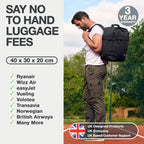 Cabin Max Ryanair Cabin Bag Underseat Hand Luggage Travel Backpack 40x20x25