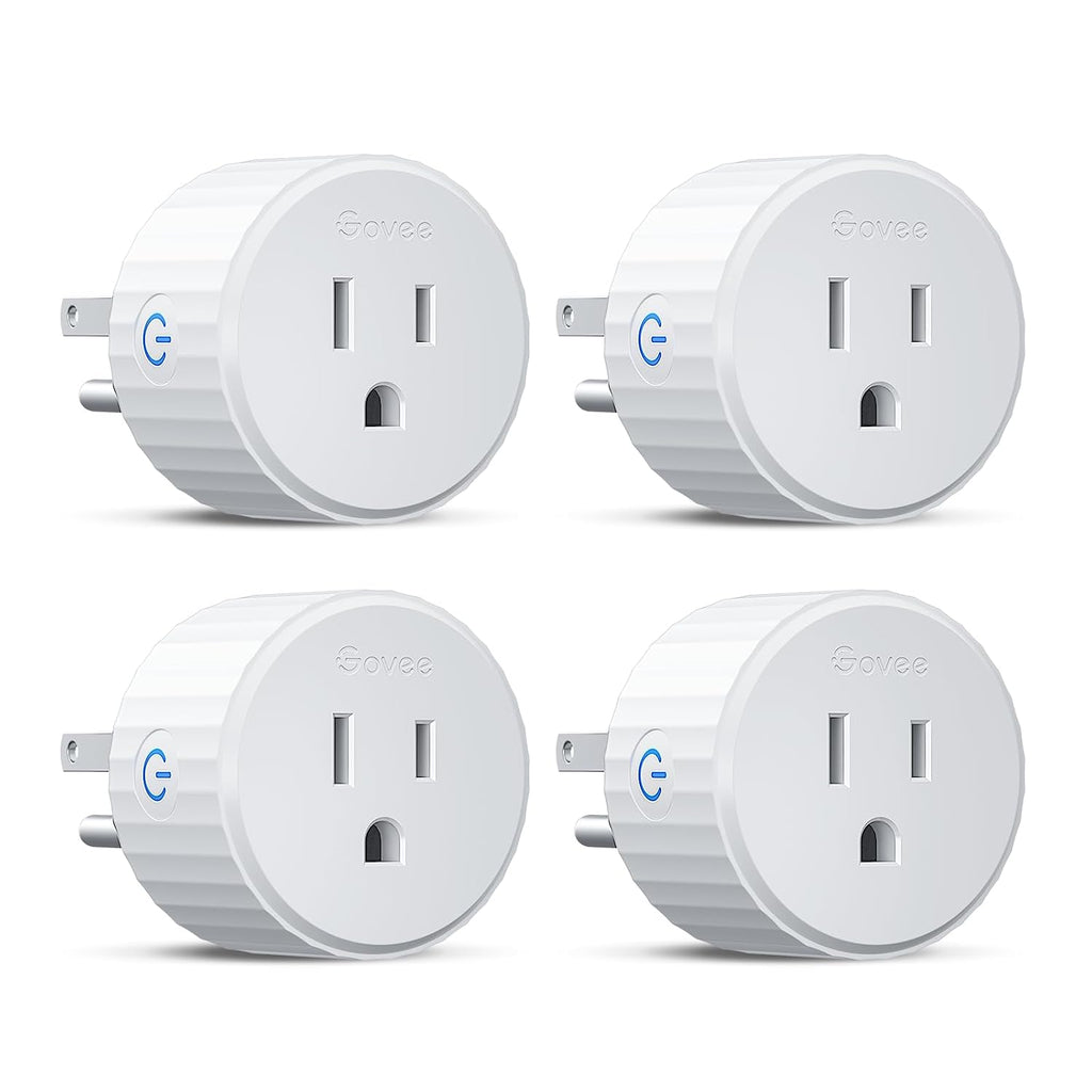 Govee Smart Plug, WiFi Outlet Compatible with Alexa & Google Assts, 4 pcs