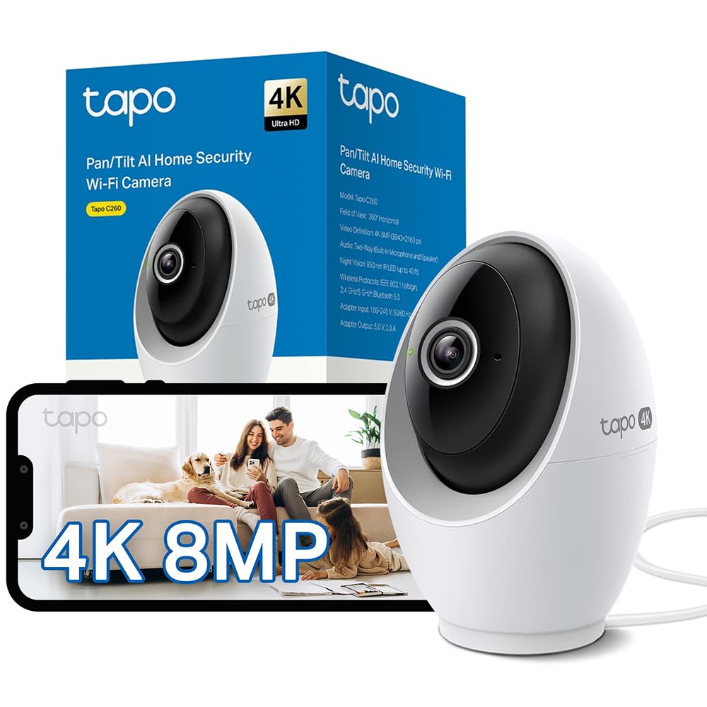 Tapo C200P2 2-Pack Full HD Indoor Security Camera Pet Camera House Security