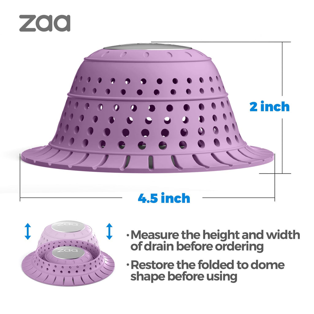 zaa Shower Drain Hair Catcher Bathtub Drain Strainer Sink Drain Protector