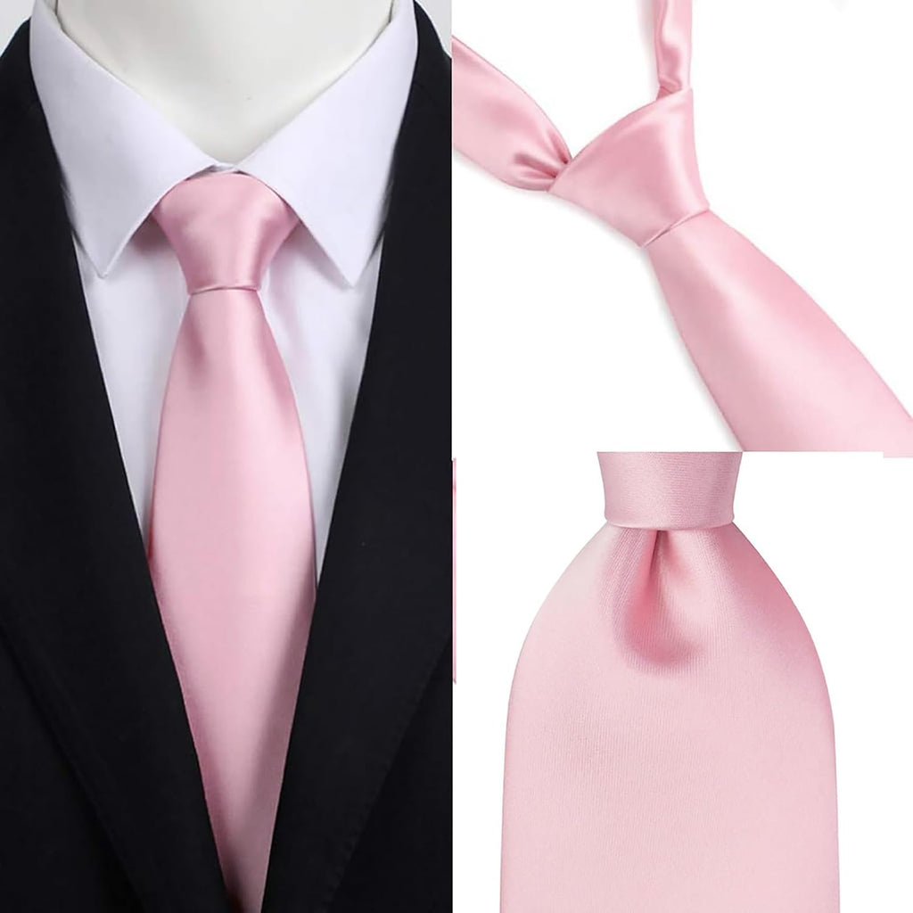 yenlk Men's Classic Necktie, Formal Tie for Weddings, Business and Prom