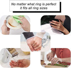Eiito Ring Sizers for Loose Rings, 6 Sizes Fitter, Reduces Size by 0.5-1.5