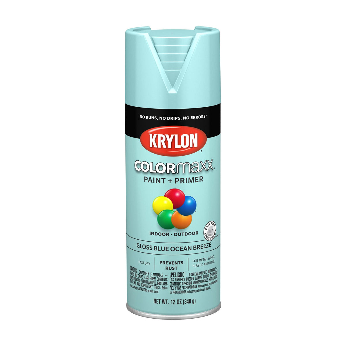 Krylon ColorMaxx 12 Oz. Gloss Spray Paint, Pumpkin Orange - 1 Each