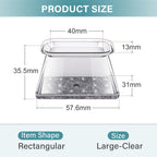 Ansible 24 Pcs Chair Leg Floor Protectors Round