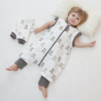 Baby Sleeping Bag with Feet, 2.0 Tog, Removable Sleeves 6-18 months