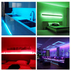 DAYBETTER LED Strip Lights 130ft Lights Strip for Bedroom, Desk, Indoor Room Bedroom Birthday Gifts RGB Decor with Remote and 24V Power Supply