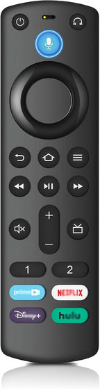 Replacement Remote with Voice for TV-Fire Stick/Cube/Insignia-Toshiba TV, 3rd Gen AMZ Fir‘eSmart Series TVs, TV Stick 4K/Max/4K/Lite/HD,Compatible with partial TCL/Pioneer/Hisense Series TVs