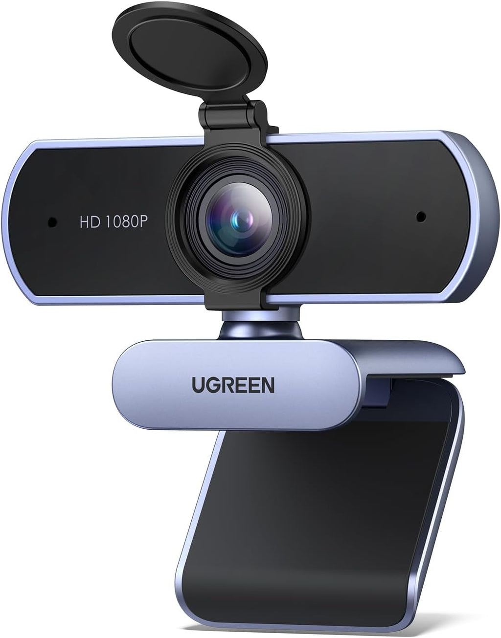 UGREEN Full HD 1080P/30fps Webcam for PC/Laptop/Mac, Auto Light Correction