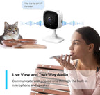 Tapo C110 2K 3MP Indoor Security Camera Pet Camera Dog Camera