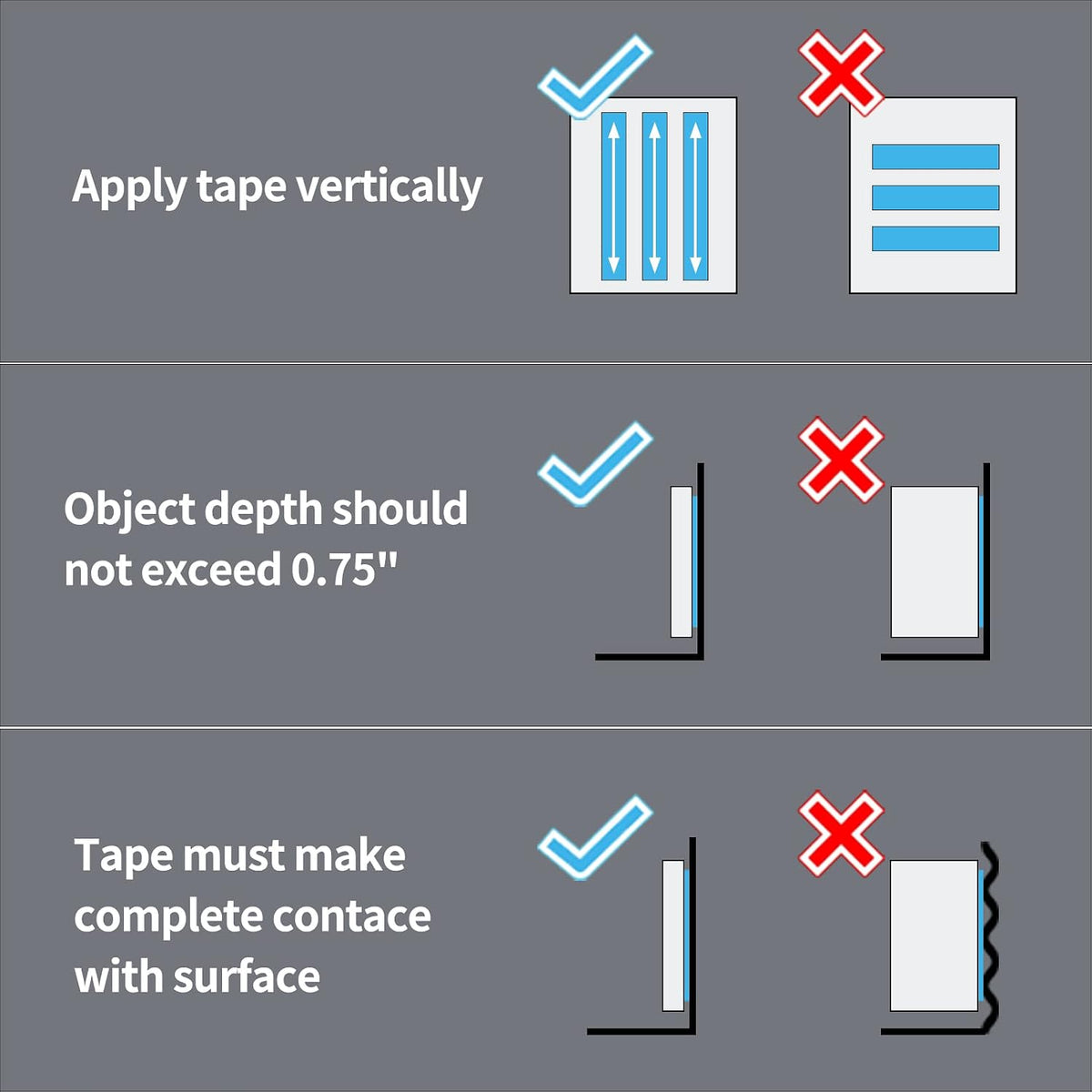 Art3d Double-Sided Tape Heavy Duty (10FT) Mounting Tape, Multipurpose Removable Adhesive Foam Tape, Reusable Transparent Tape for Paste Items, Household